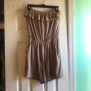 Tan Romper (Size Large)
